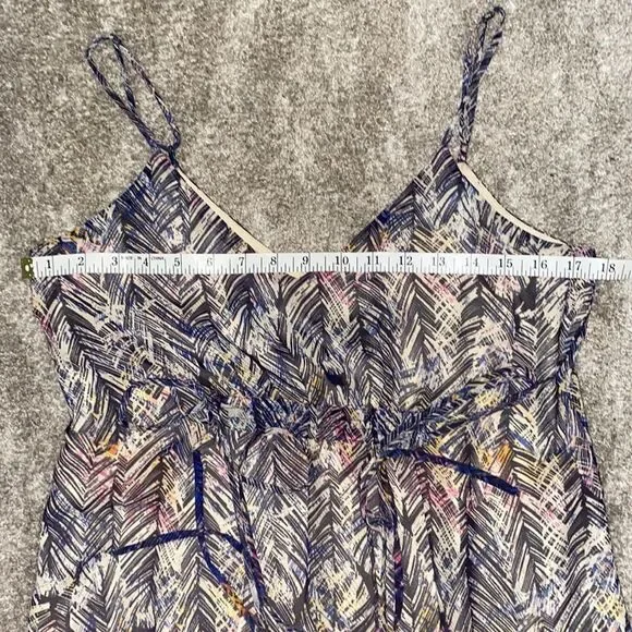 Charlie Jade, Colorful Boho, Feather Print Maxi Dress - Picture 11 of 16